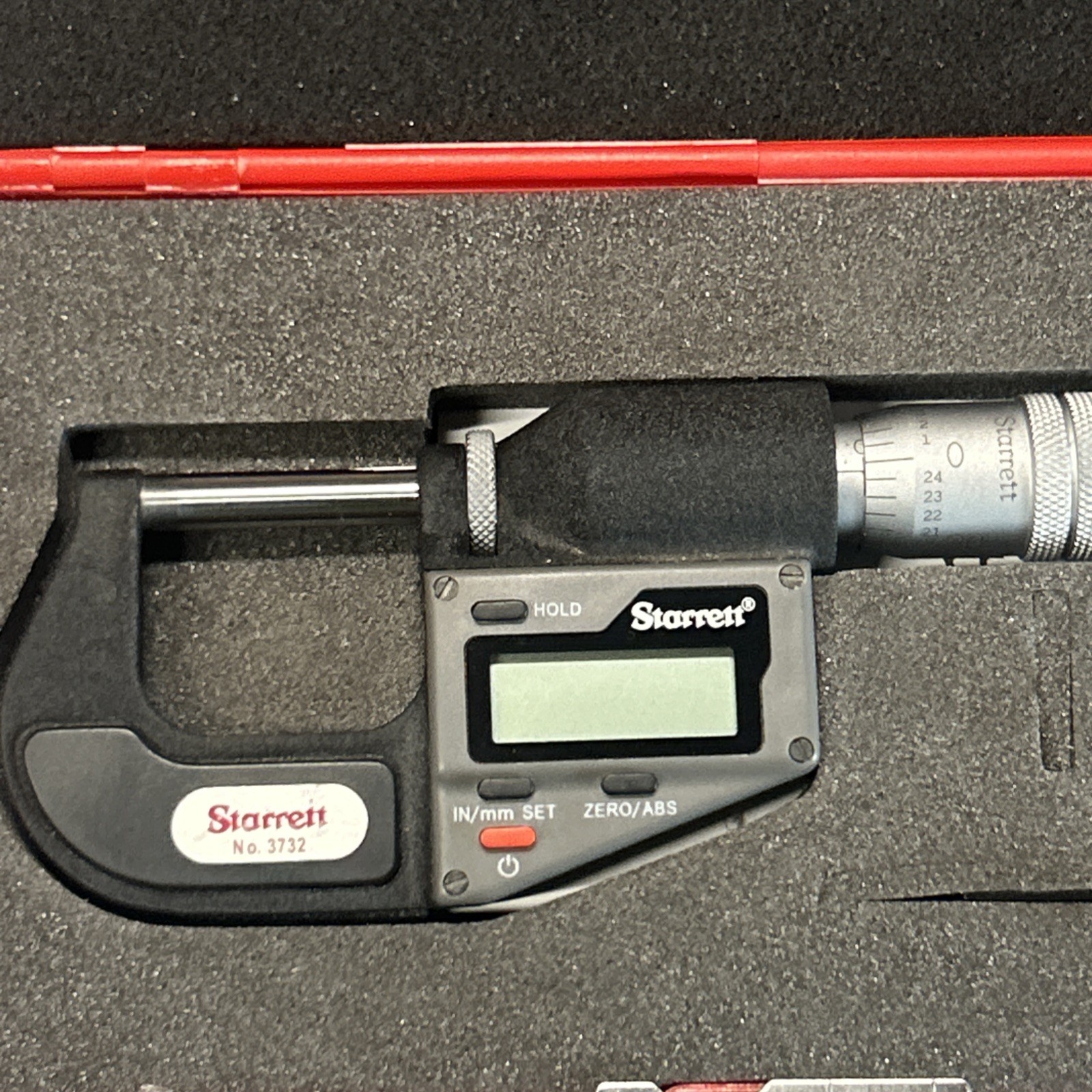 Starrett 3732XFL-1 0-1" Electronic Micrometer