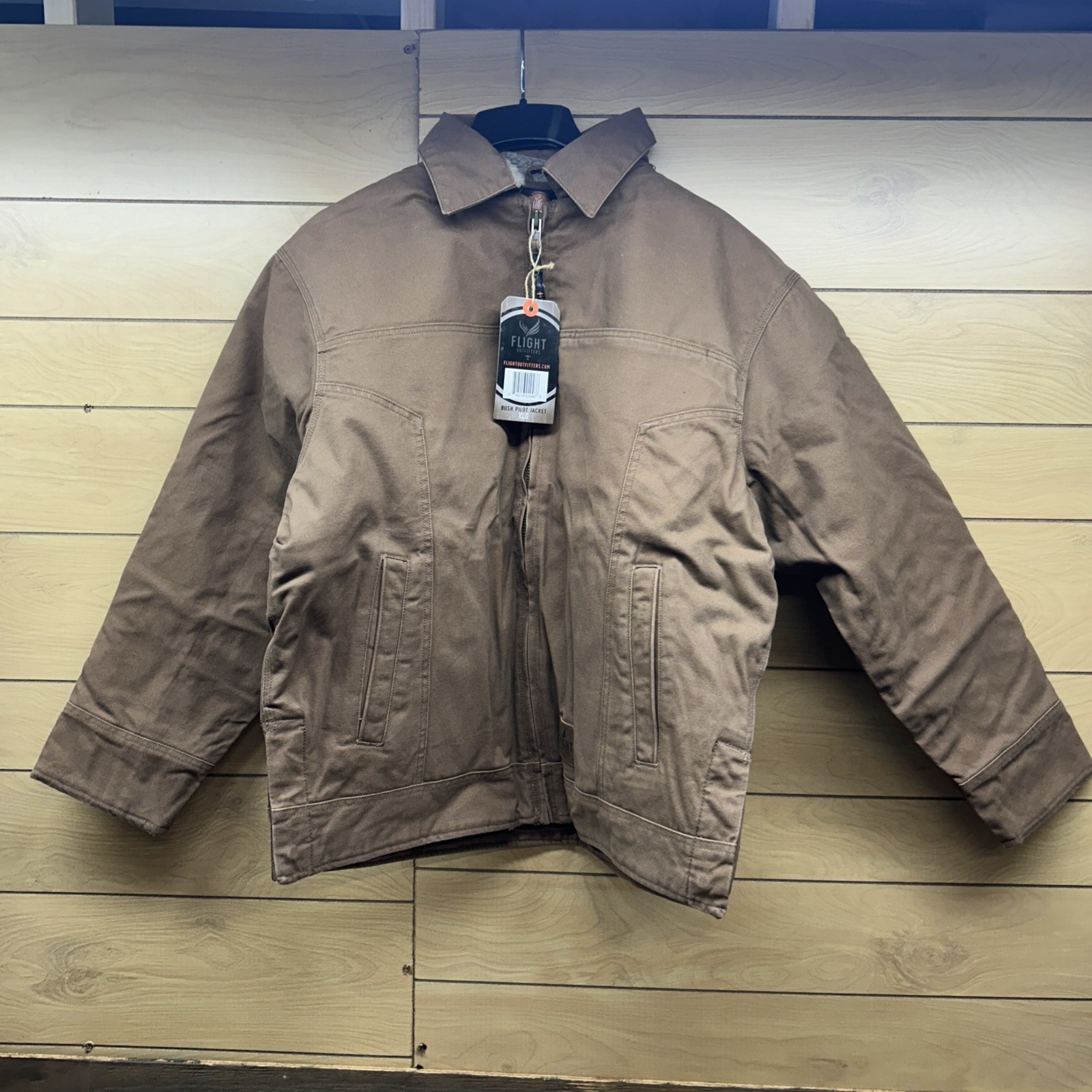Flight Outfitters Bush Pilot Jacket Men's Size Extra Large Brown XLG New