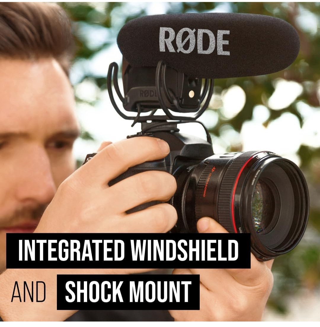 Rode VideoMic Pro Shotgun/On-Device Wired Standard Professional Microphone