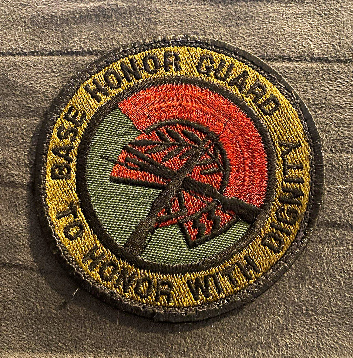 Air Force Defender Squadron Embroidered Patch - Original Militaria Insignia