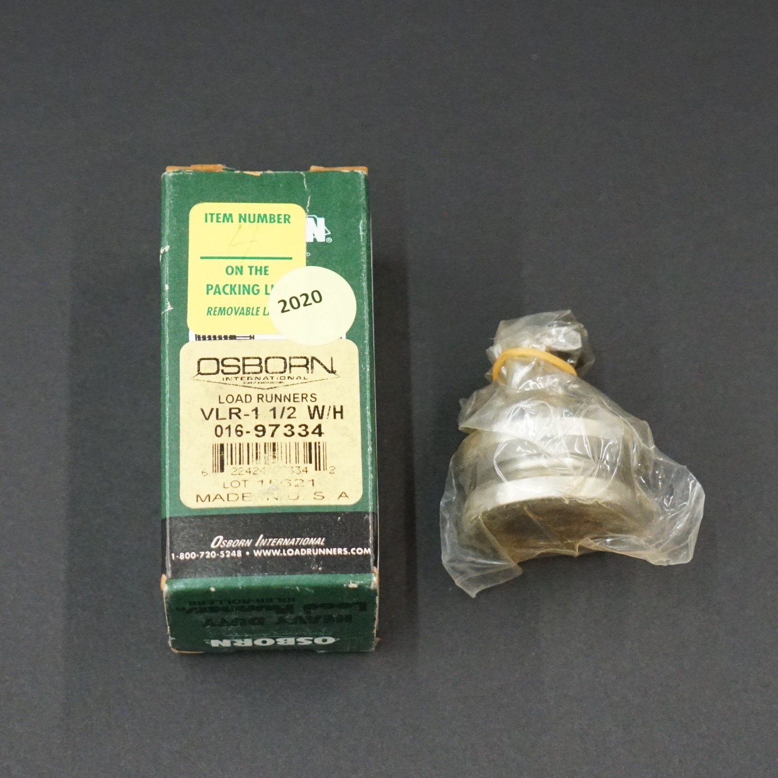 OSBORN VLR-1-1/2 WH Load Runner V-Groove 016-97334
