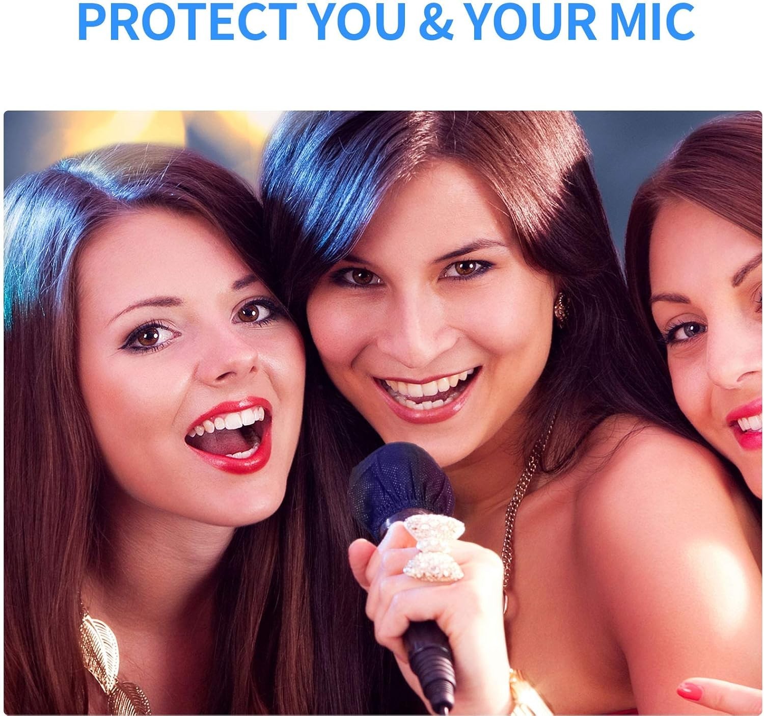 Sanitary Microphone Cover 400 Pack Black