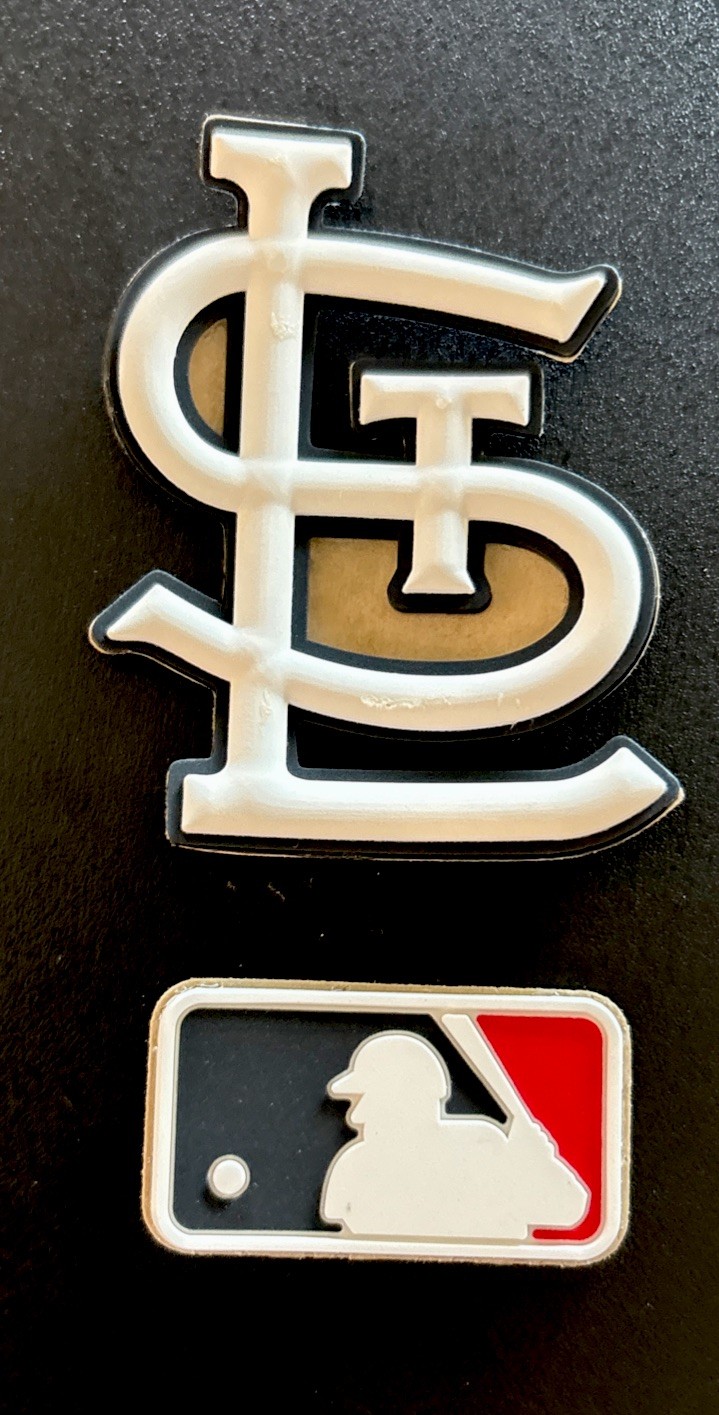 3D Bumper - Cardinals & League Baseball Helmet Emblem- Full Size Batting Helmet