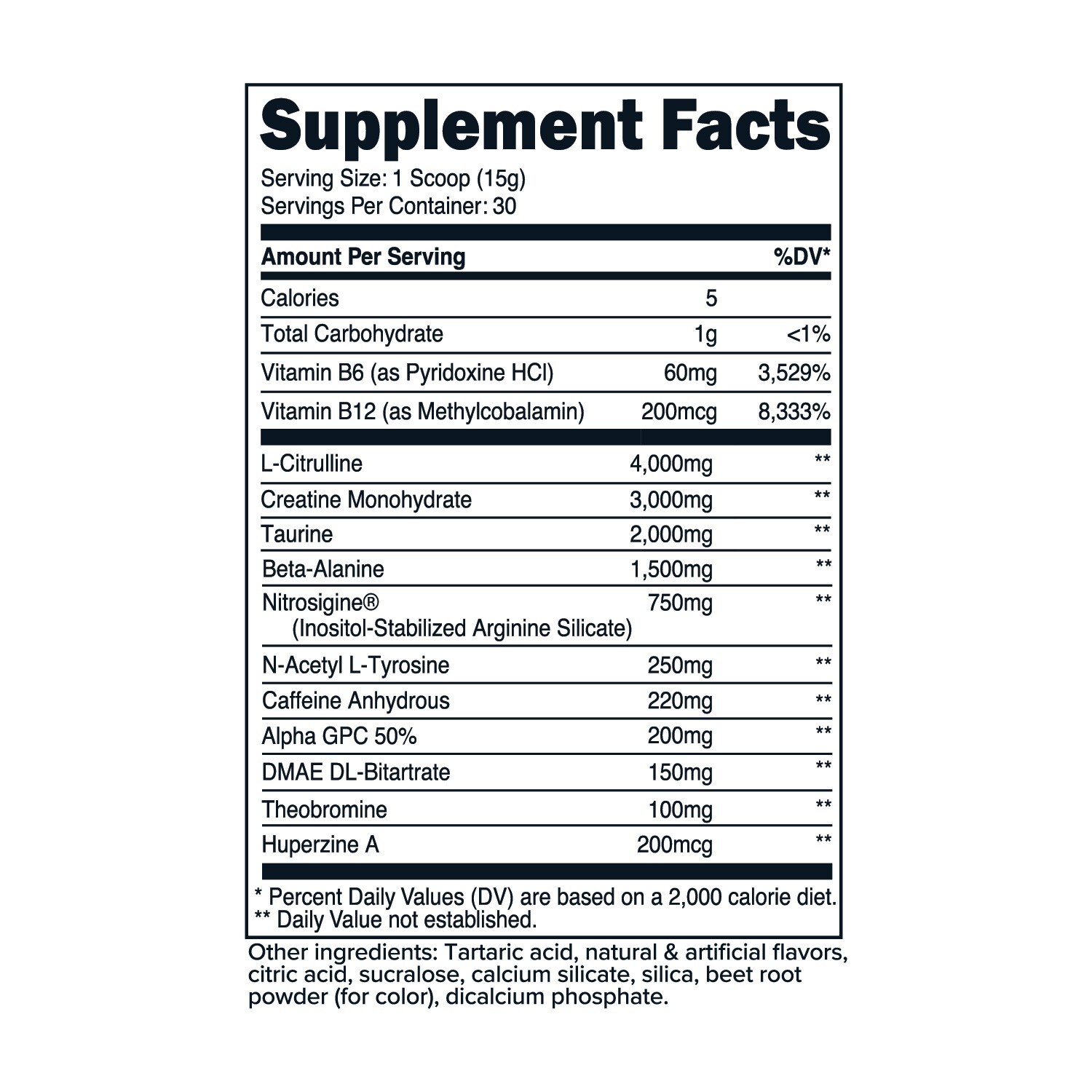 Primaforce Pre-Workout Complex Powder (30 Servings) - Watermelon Candy Flavor