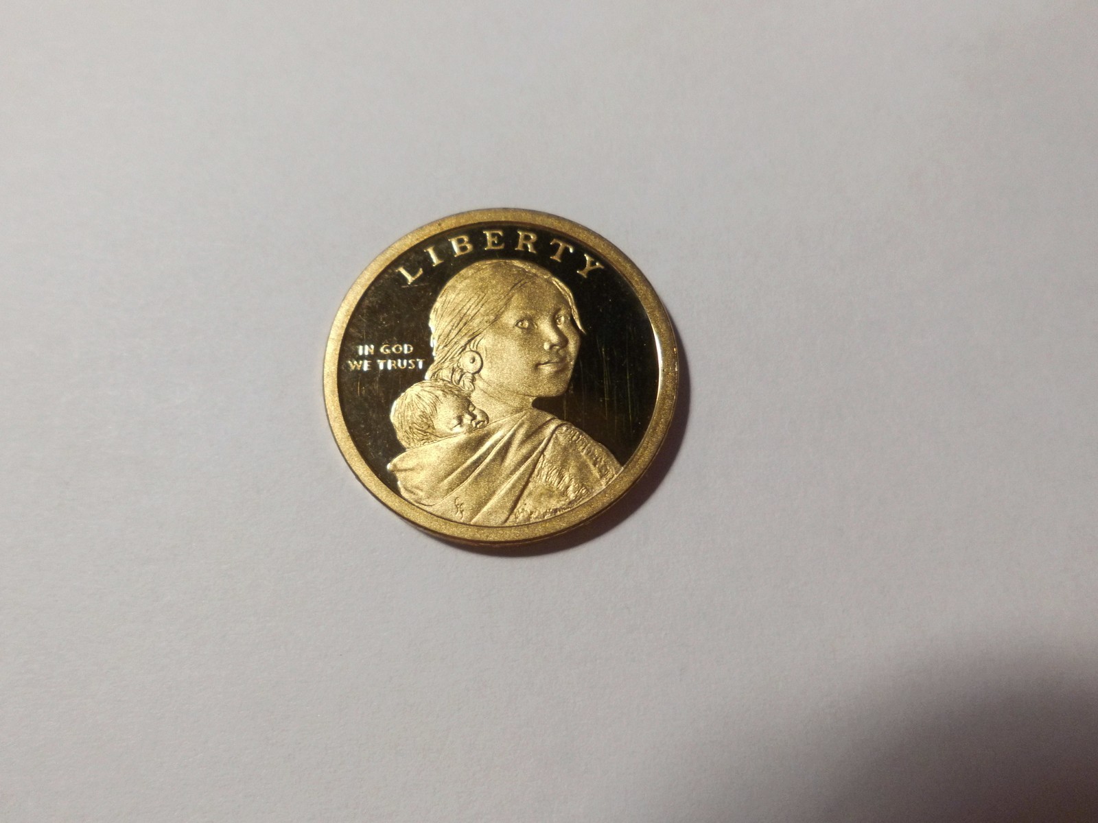2011(S) NATIVE AMERICAN GOLD PROOF DOLLAR UNCIRCULATED - FROM PROOF SET