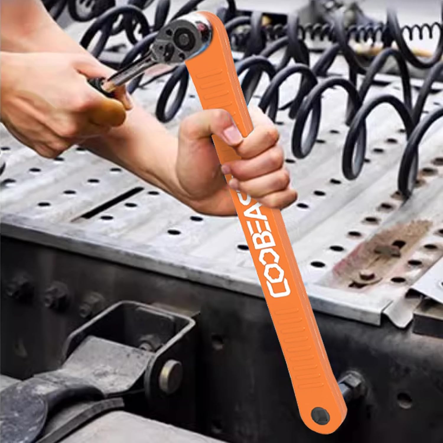 3/8 Offset Extension Wrench Impact Ready Socket Tool with 3 Adapters