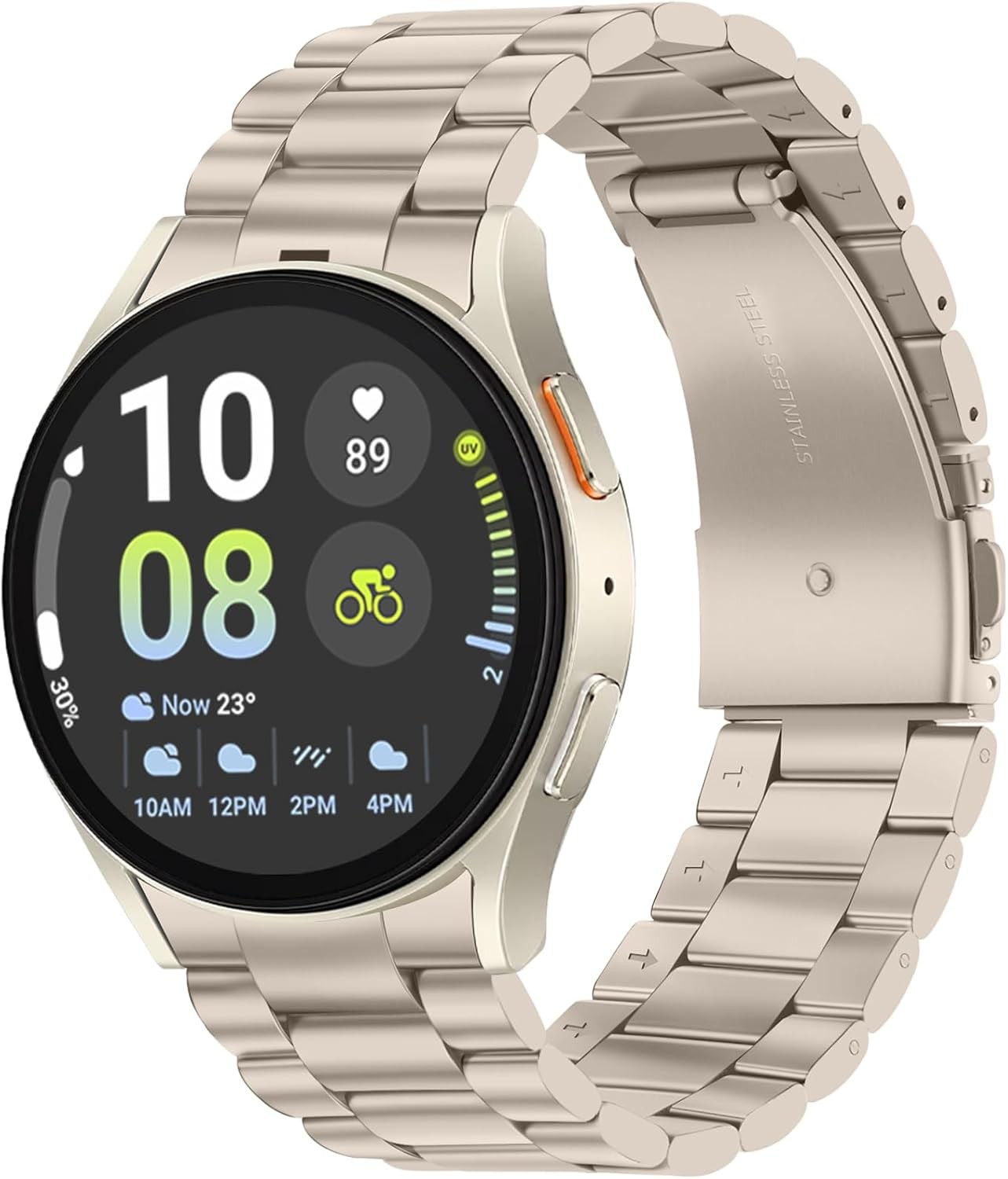 20mm Metal Strap Compatible with Samsung Galaxy Watch 44mm 40mm