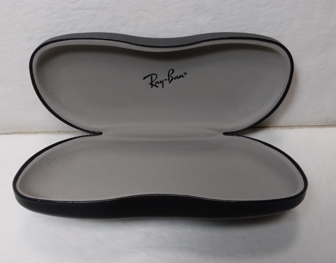 Ray-Ban Hard Clamshell Case Black Eyeglasses Sunglasses New