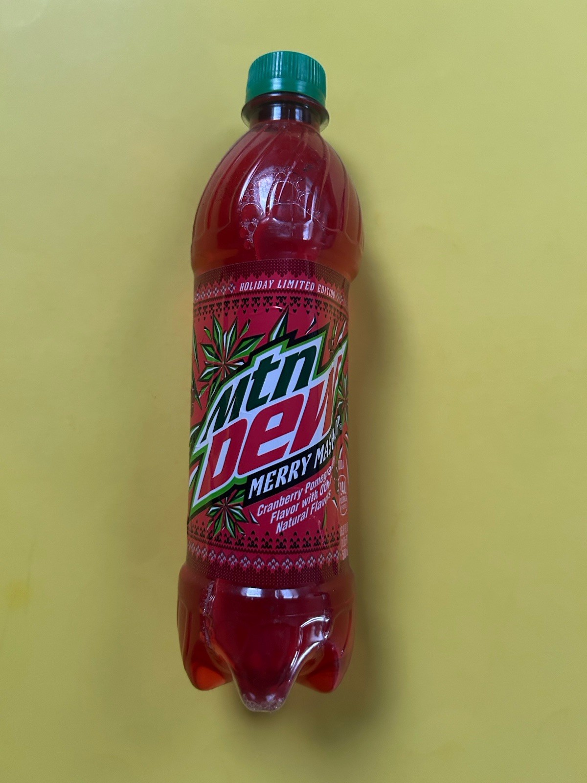 Mountain Dew MERRY MASH UP Full Unopened 16.9oz Bottle