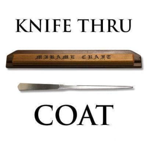 [Extremely Rare] MIKAME Craft Knife Through Coat Magic Trick