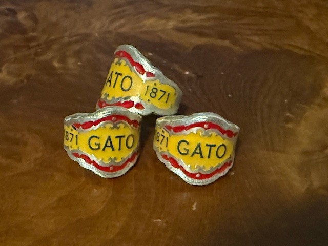 NEW! GATO cigar band ring sterling silver USA Gunther Grant