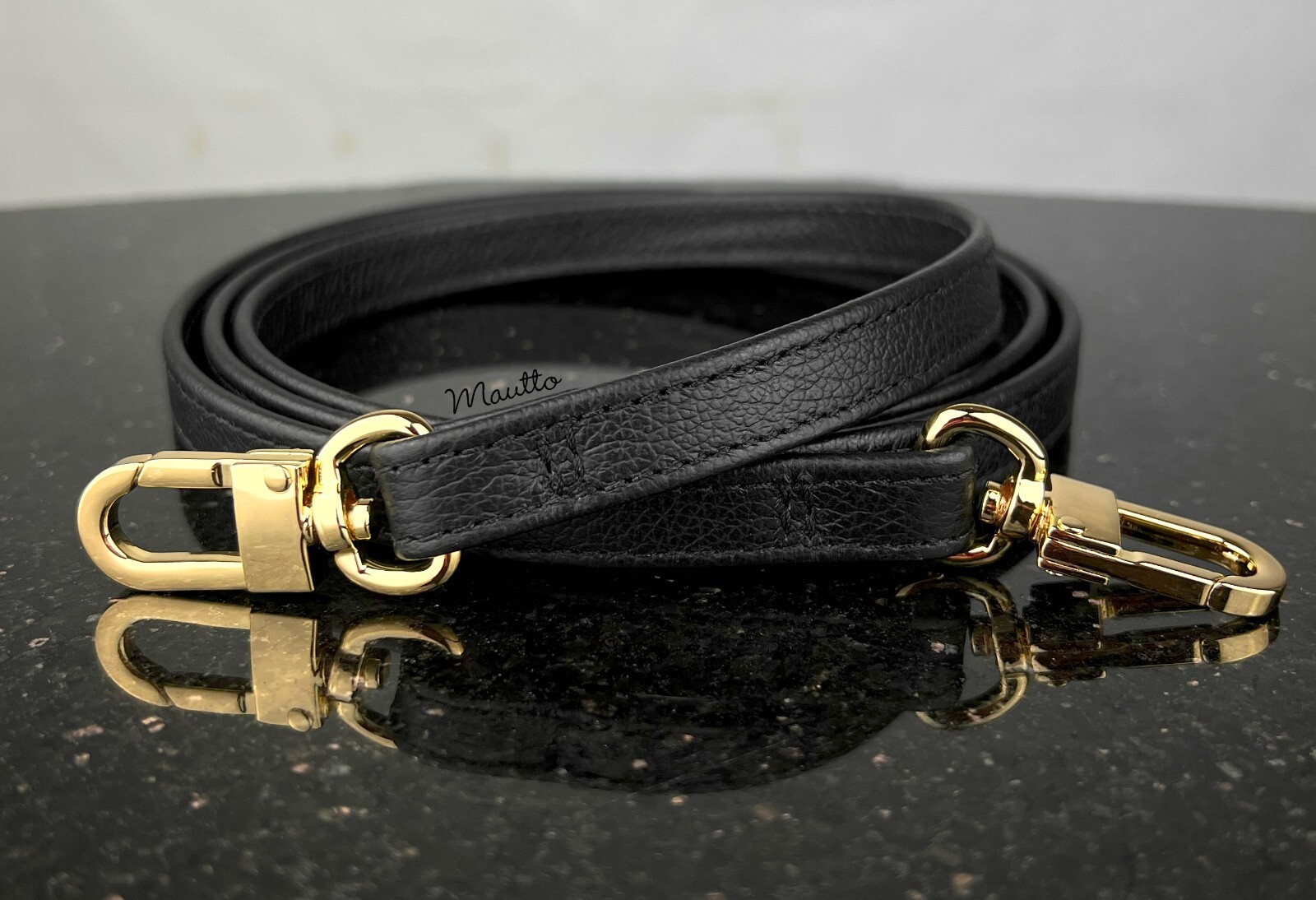 Soft Leather Crossbody Purse Strap - Customize Leather Color