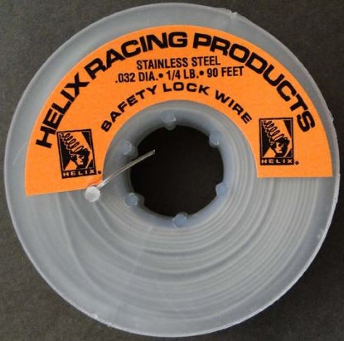 HELIX RACING Safety Wire, .032 Dia., Stainless 112-0032