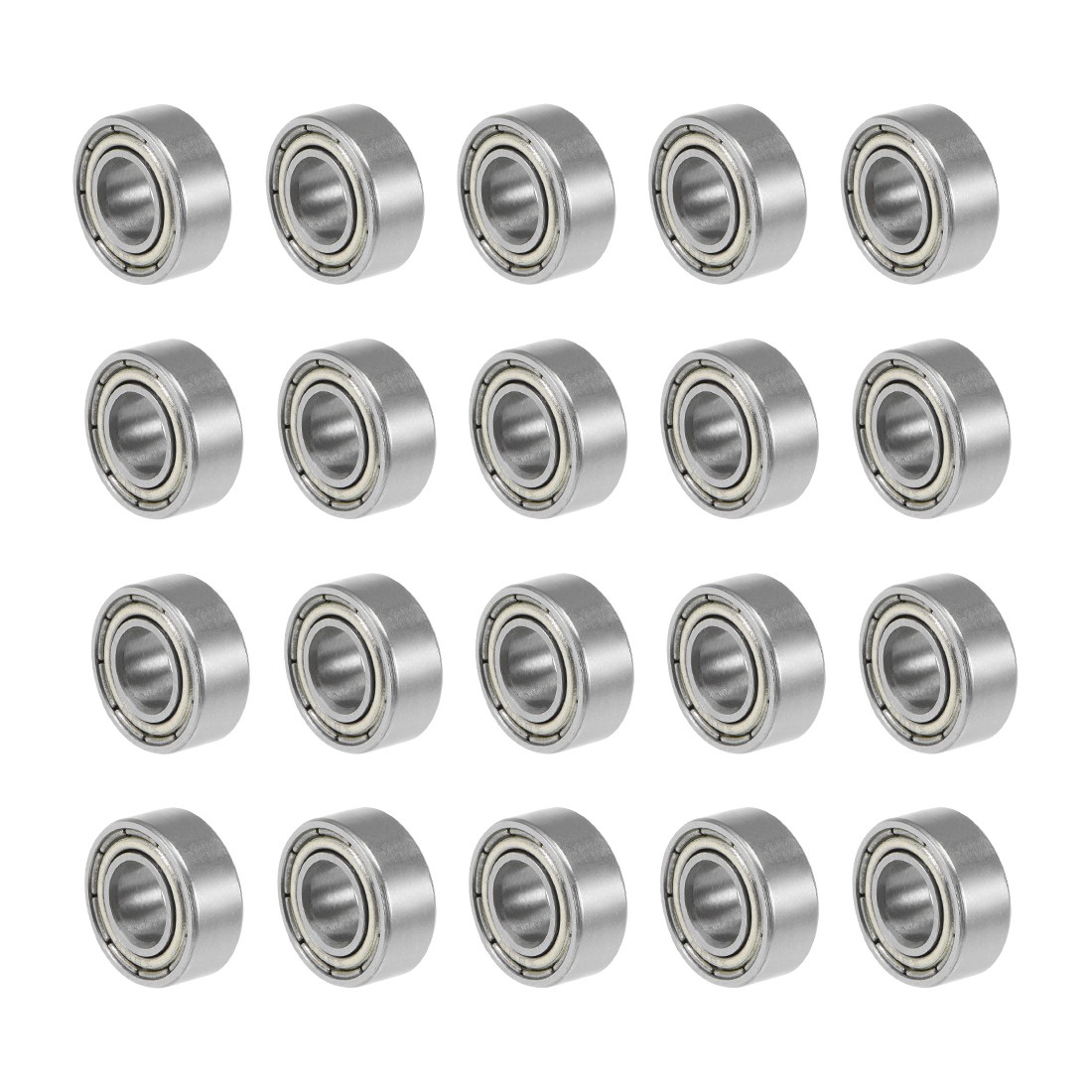 20pcs Z2 6x13x5mm 686ZZ Deep Groove Ball Bearing Double Shielded Carbon Steel