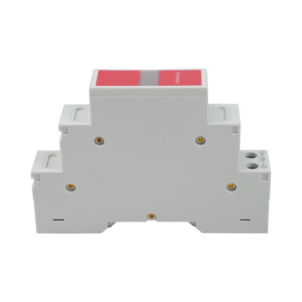 LED Display Voltage Meter for Din Rail Installation Supporting 11 310V DC Range