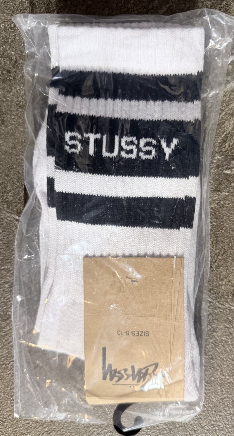 Stussy Socks Crew Sock NWT