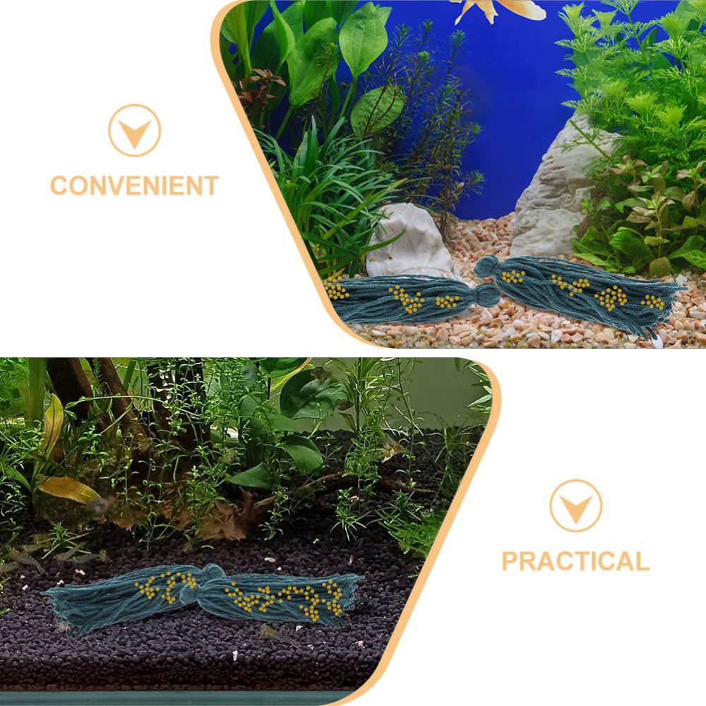 10Pcs Fish Spawning Mop Aquarium Floating Woolen Yarn Breeder