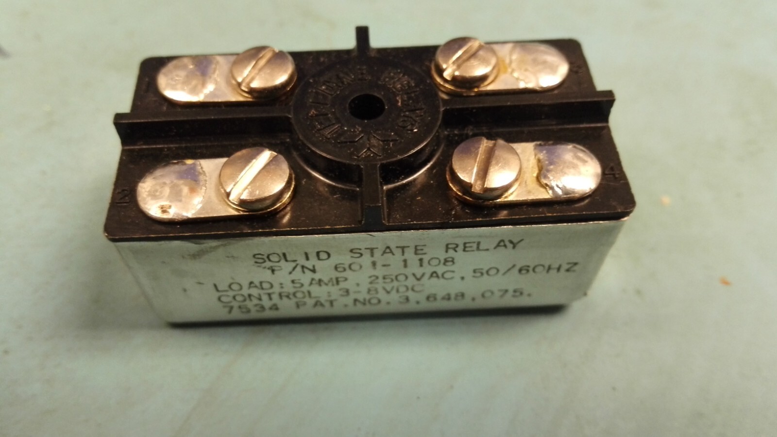 601-1109 TELEDYNE SOLID STATE RELAY 7AMP 250VAC *** USA SELLER ***CONTROL 3-8VDC