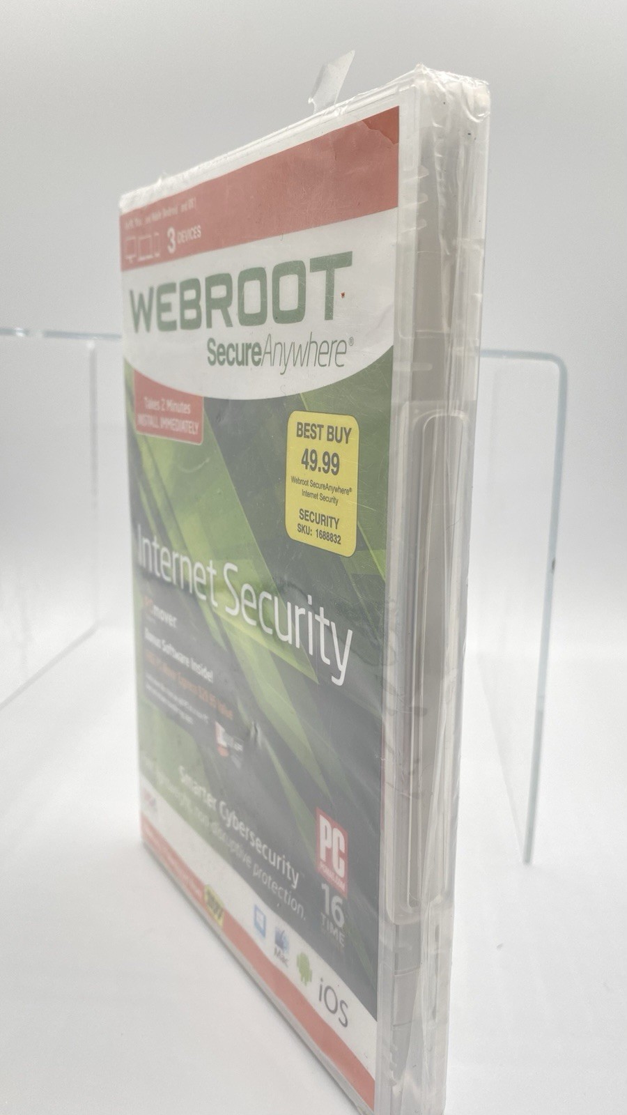 Webroot SecureAnywhere Internet Security 3-Device | NEW Sealed | 2023+ Key Code