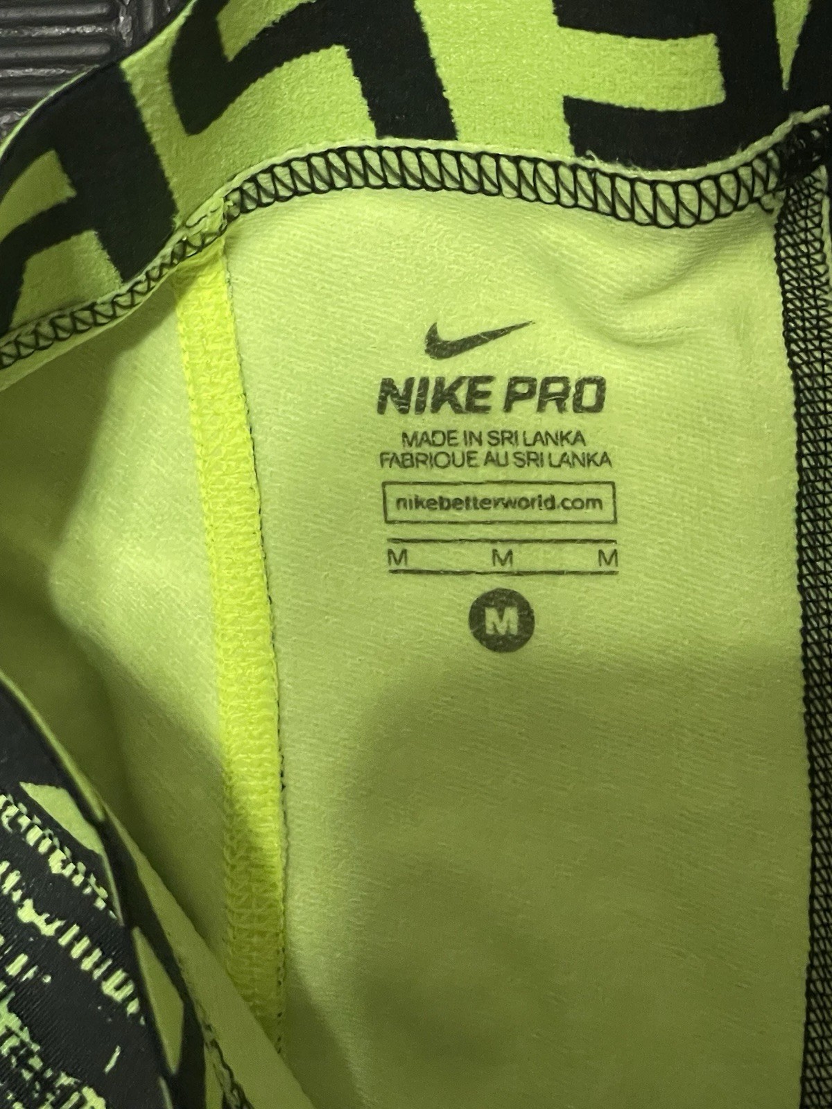 Nike Pro Men Athletic Tights Size Medium Hyperwarm Series compression dri-fit