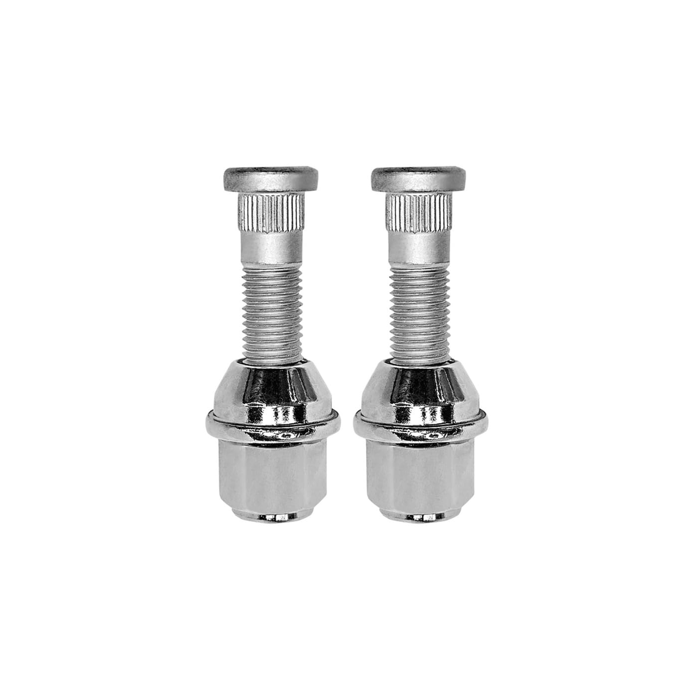 Chrome Wheel Lug Stud Nut Set for 20062021 Ford Focus, Fusion, Escape 4PCS