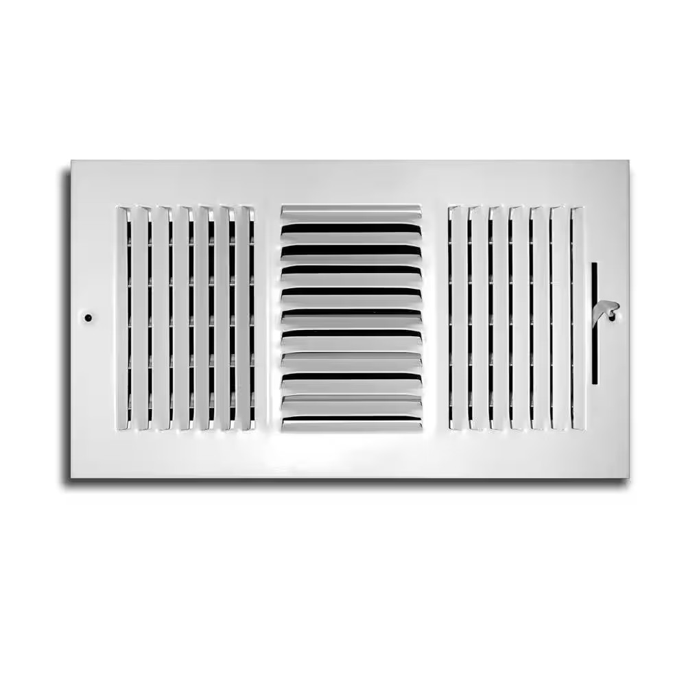 12 In. X 10 In. 3-Way Wall/Ceiling Register