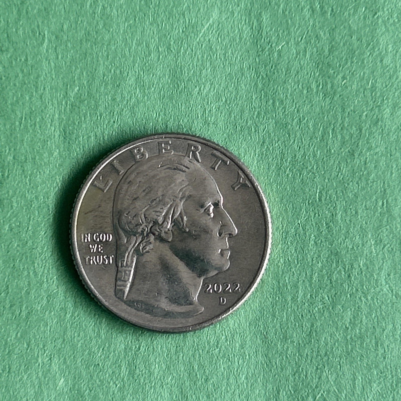 Anna May Wong 2022 D Quarter Error Coin 'In Cod We Trust'