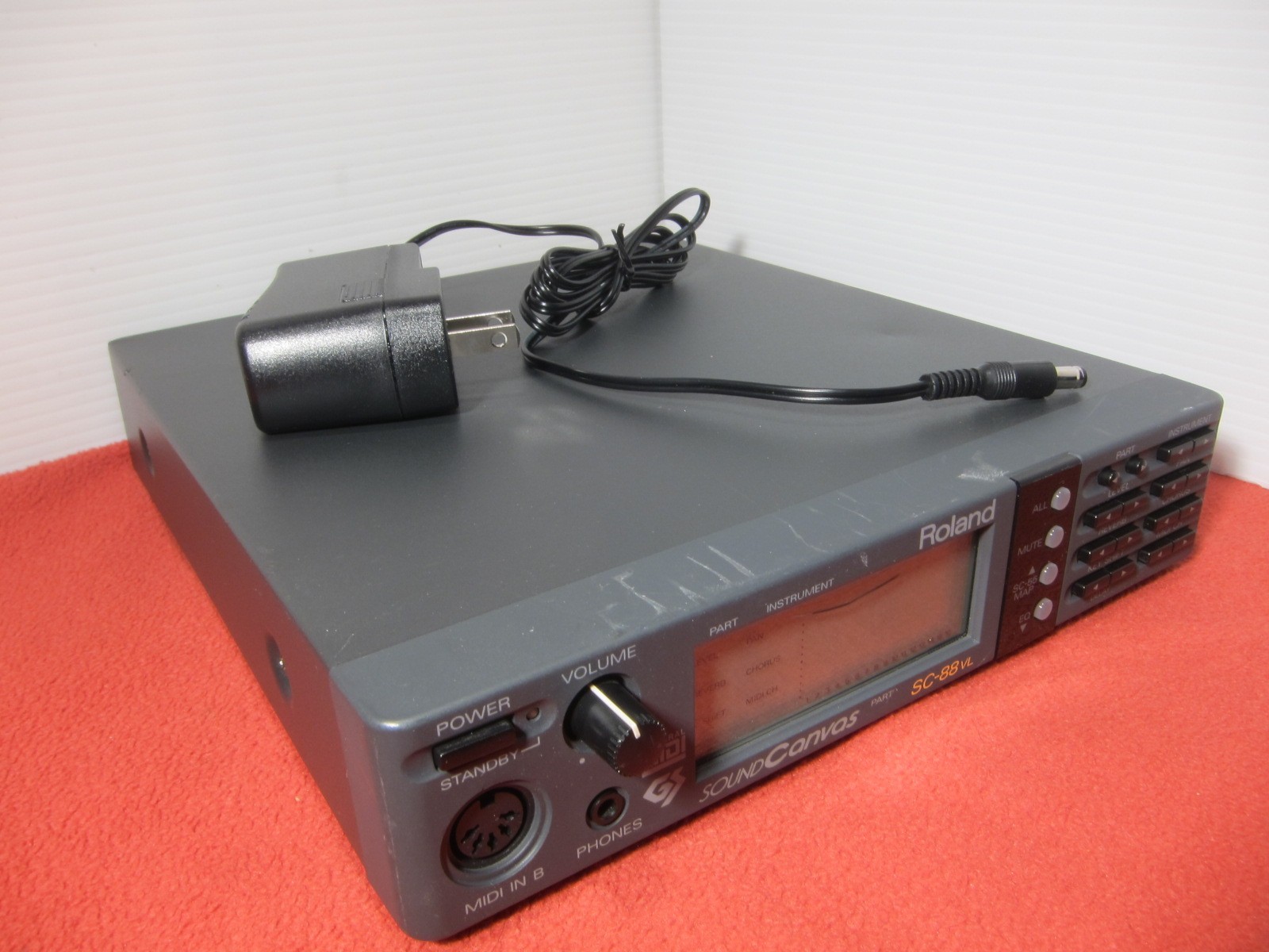 Roland Sound Module SC-88VL Tested / Read Description New Battery w power supply
