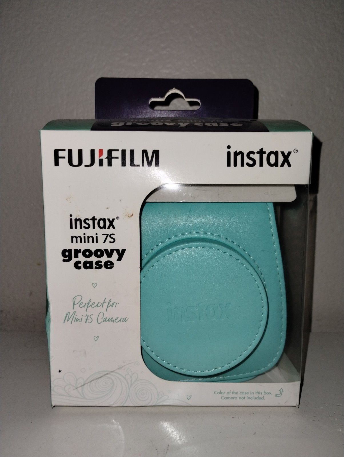 Fujifilm instax mini 7s Groovy Case Aqua A3 New in Box