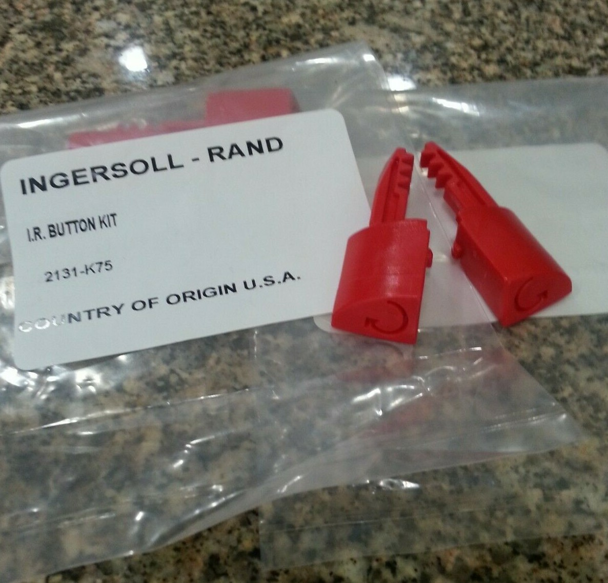 INGERSOLL RAND 2131-K75 RED BUTTON KIT FOR IR 2131 MODELS WON'T FIT 2135 OR 2235