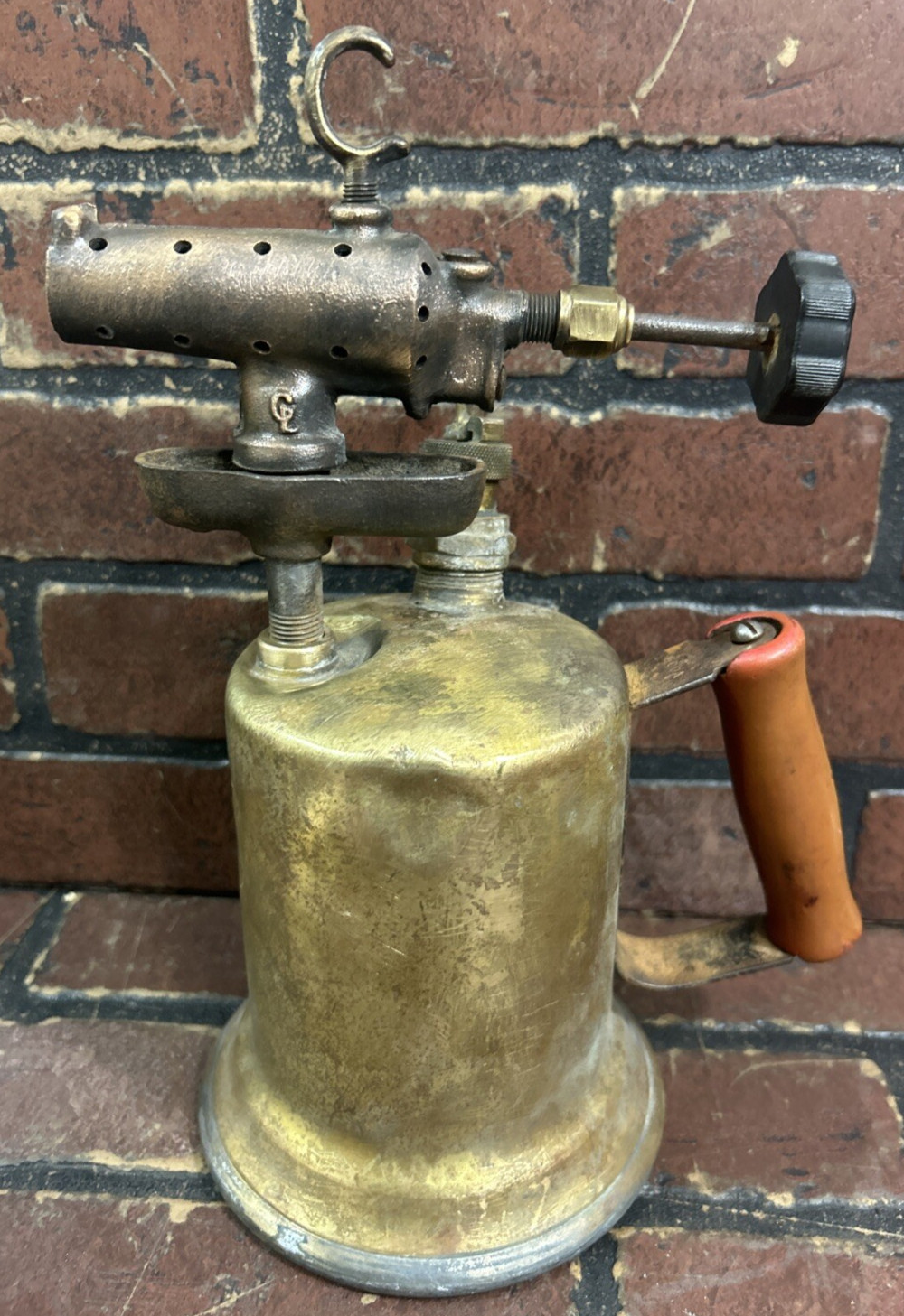 Antique Vintage Clayton And Lambert C & L Brass Blow Torch