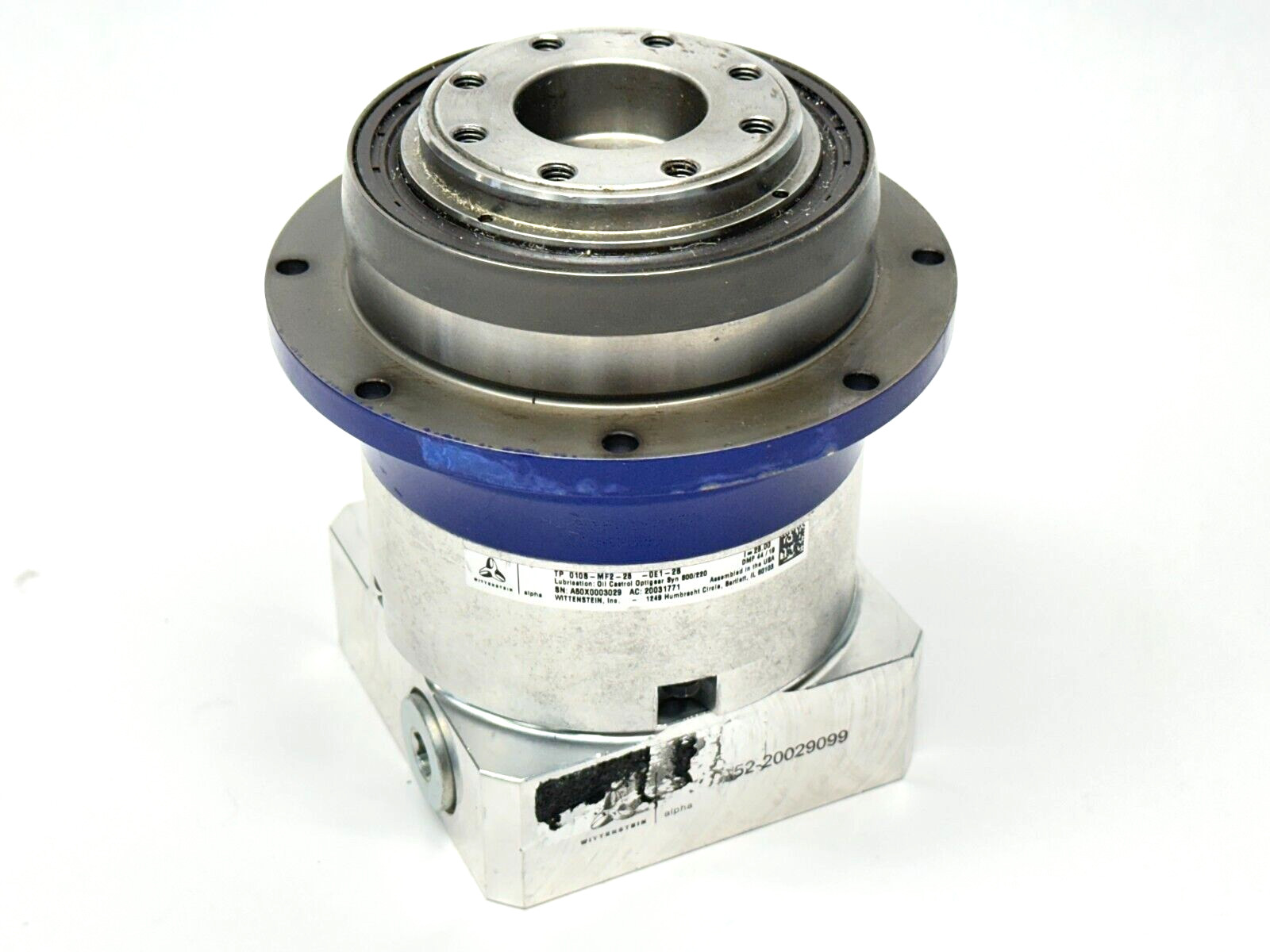 Wittenstein TP 010S-MF2-28-0E1-2S Planetary Gearbox 28:1 w/ A52-20029099