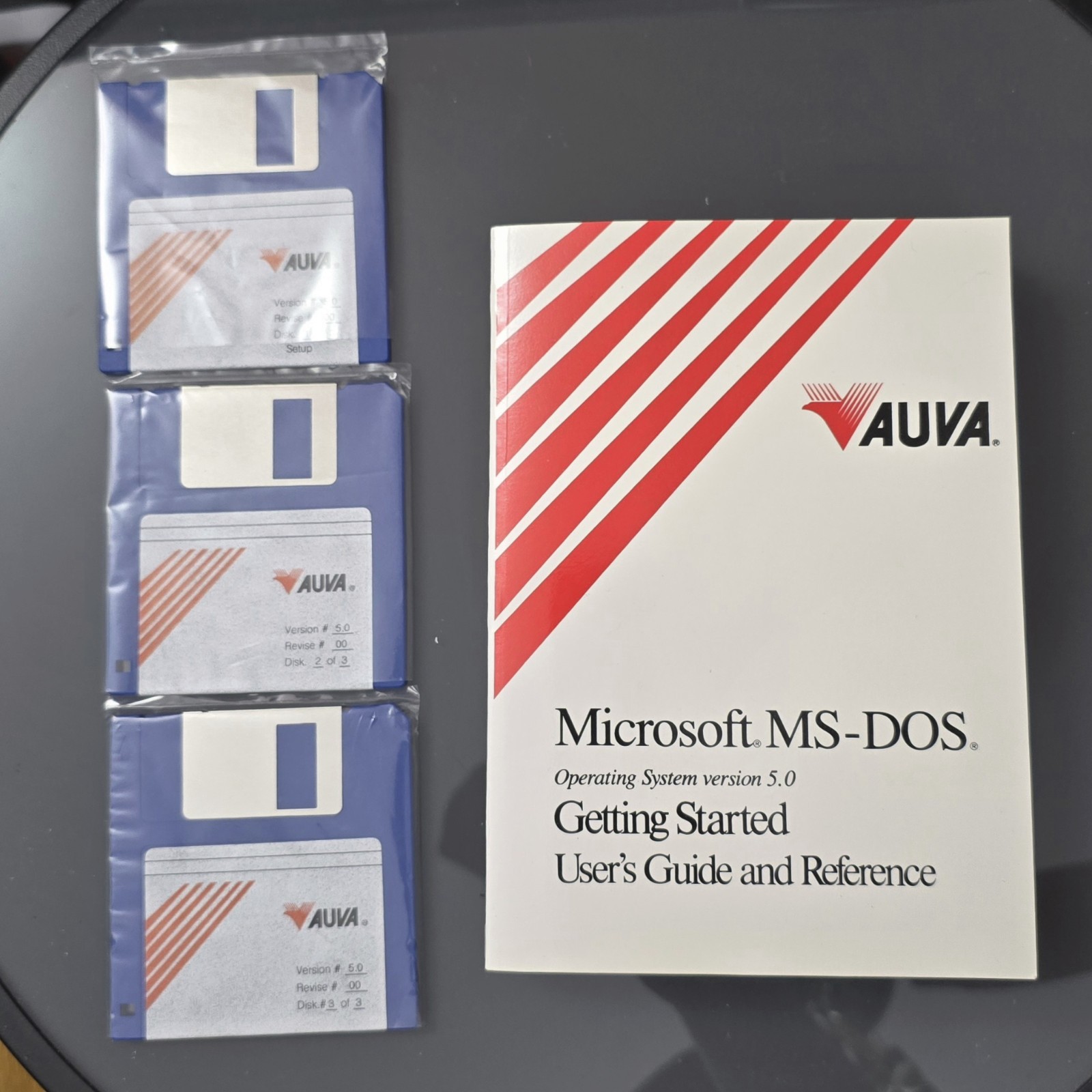 AUVA Microsoft MS-DOS Operating System version 5.0 Getting Started User's