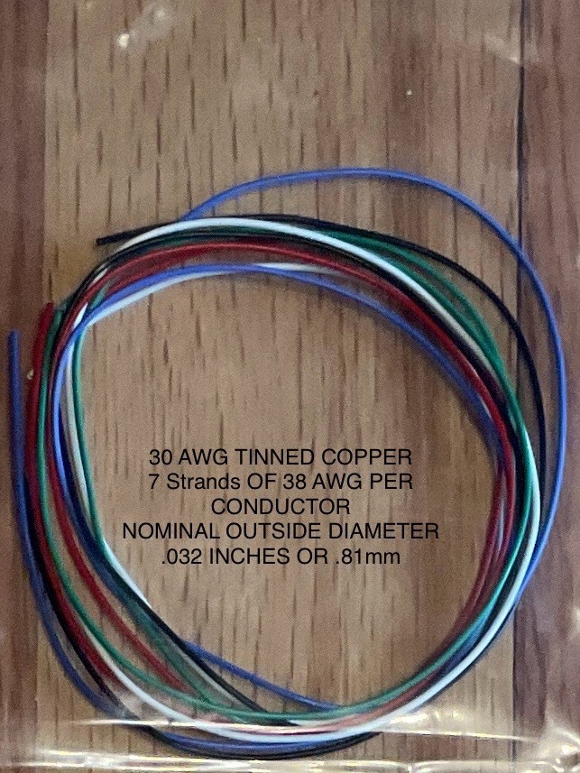 13” Or 33.0 cm Tonearm Wire 30 AWG Stranded Tinned Copper Vintage Record Players