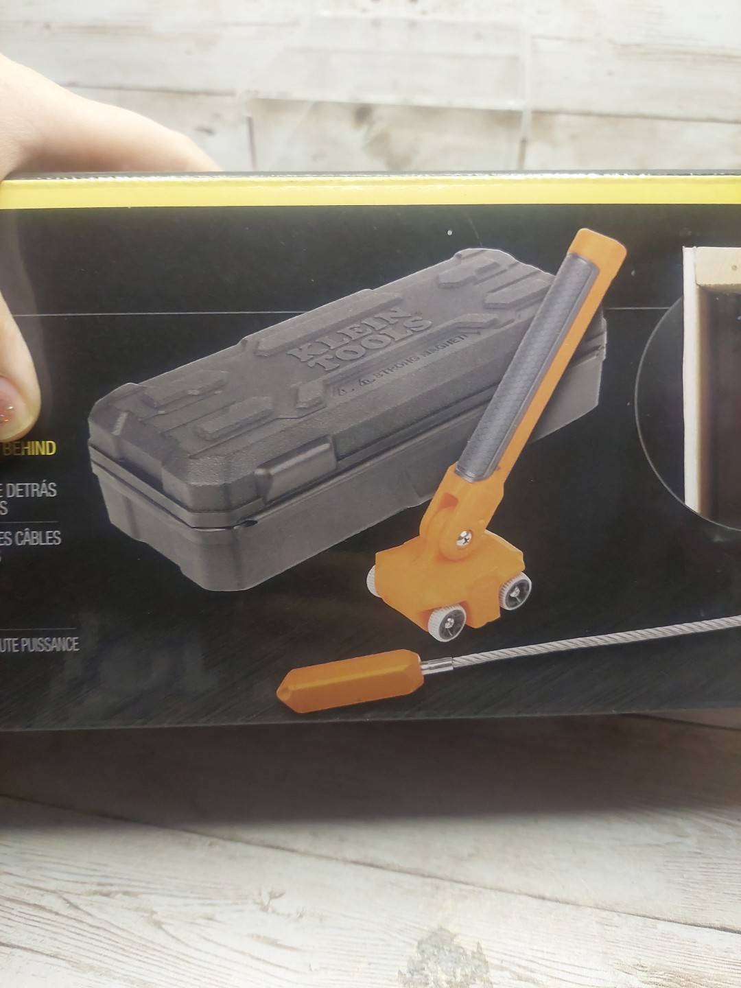 Klein Tools Magnetic Wire Puller - Black/Orange (50611)