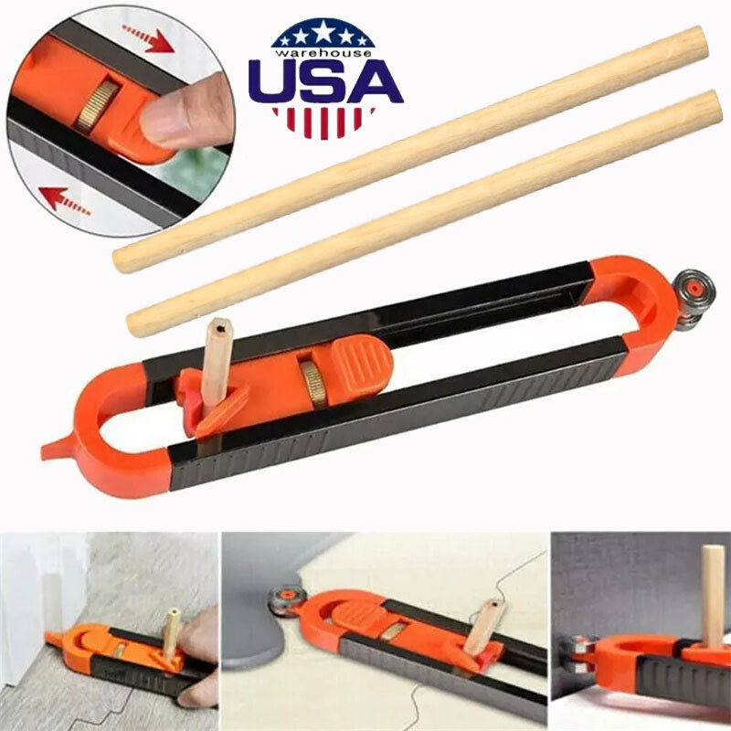 2026 NEW Profile Scribing Ruler Contour Gauge with Lock - Precise Scribe Tool
