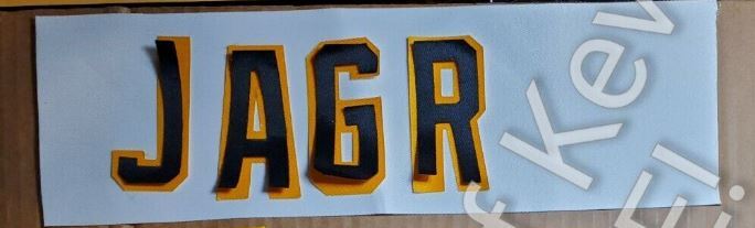 Pittsburgh Penguins UNSEWN Nameplate Namebar for your Jersey - Any Season Name