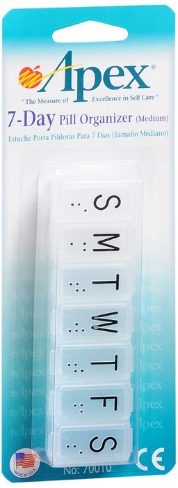 Apex Pill Organizer 7 Day Medium