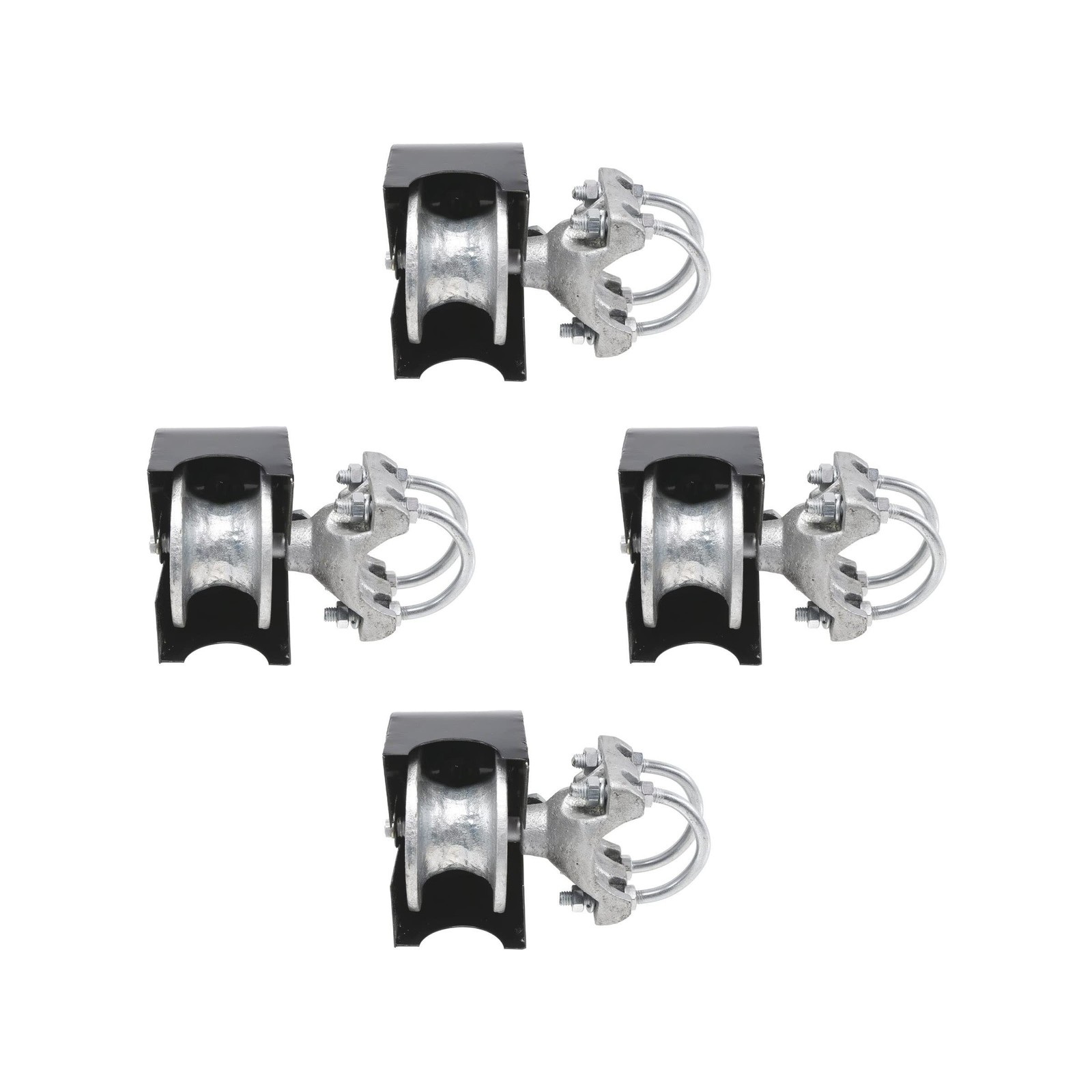 Rolling Cantilever Slide Gate Mini Roller Hardware Set, For 2-3/8" post, 1-5/...
