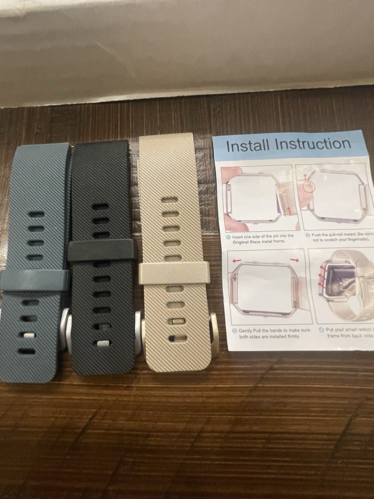 3 - Fitbit Blaze Small (Blue/Black/Slate) Classic Accessory Replacement Band