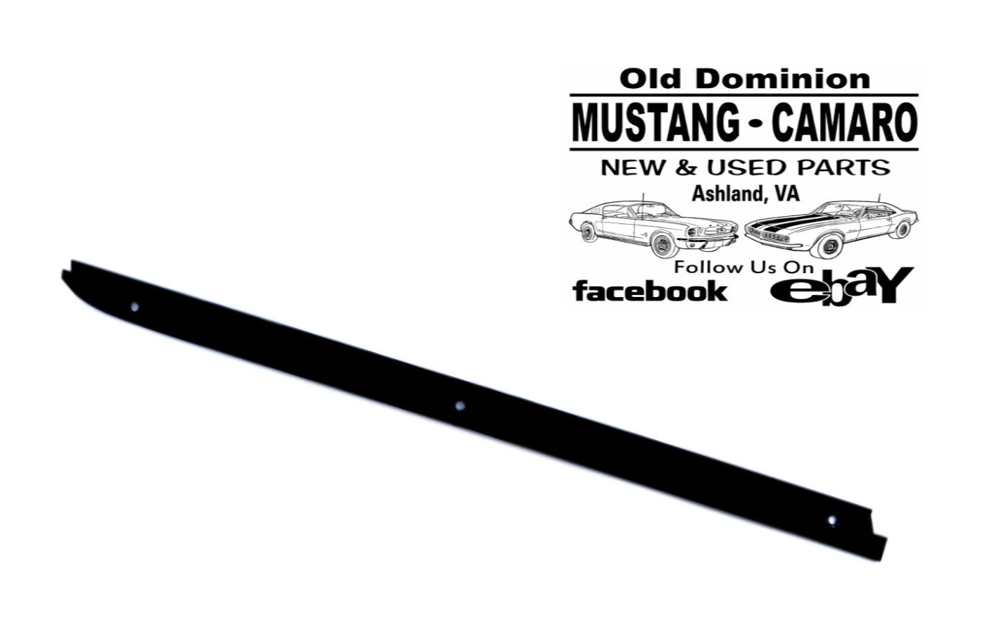 1971-1973 Mustang Dash Trim Above Glove Box