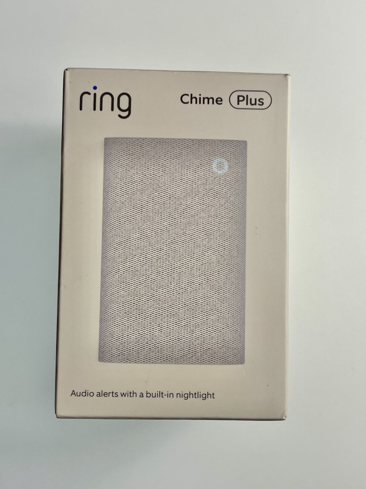 Ring Chime Plus Clear Audio Alert System White