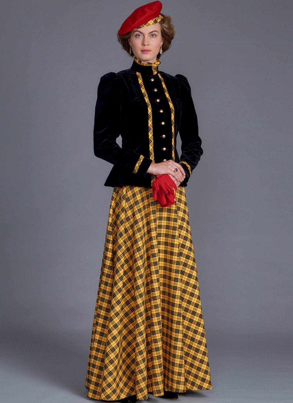McCalls Sewing Pattern M8077 Misses' Historical Jacket & Skirt
