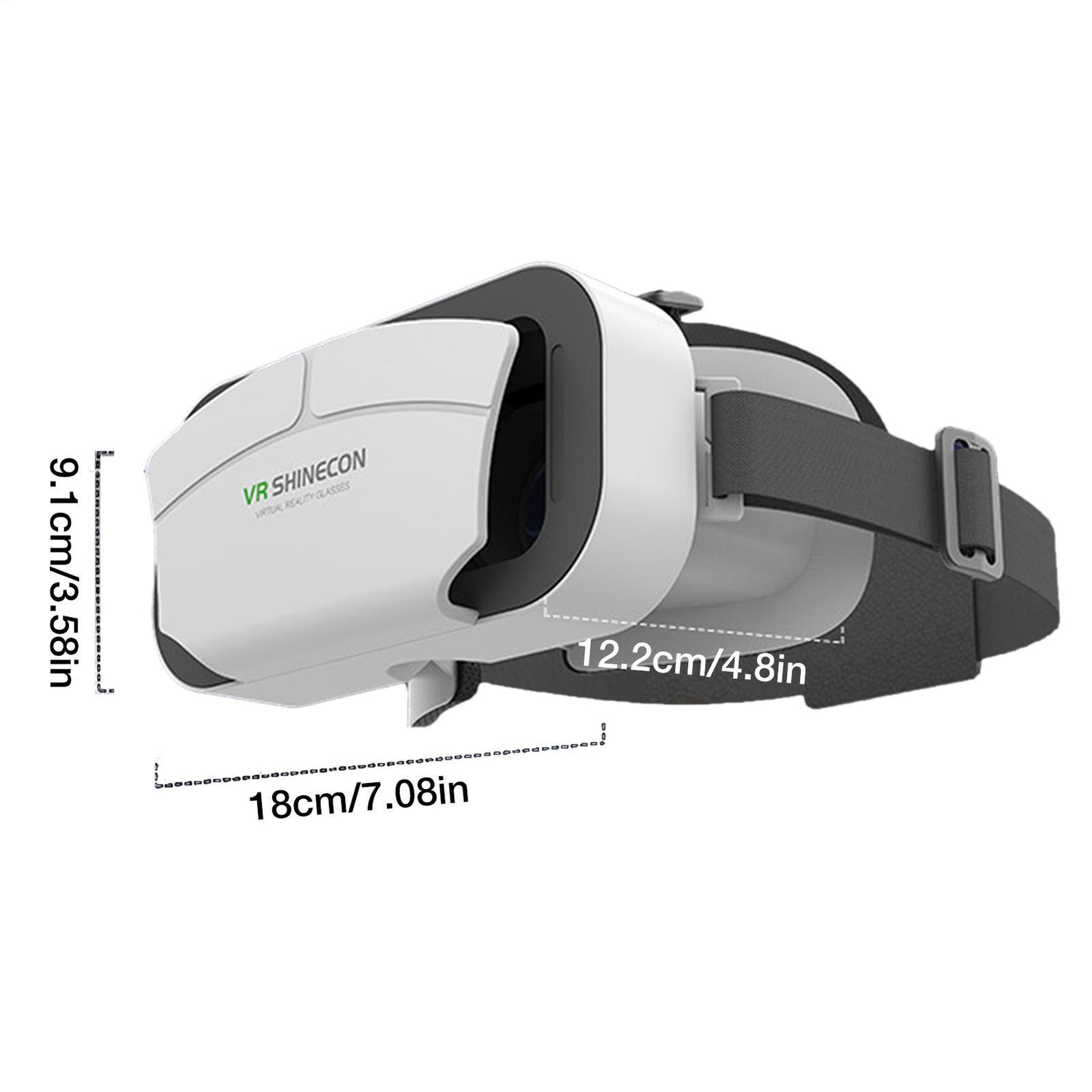 Phone VR Headset Adjustable VR Headset Comfortable VR Goggles/Glasses