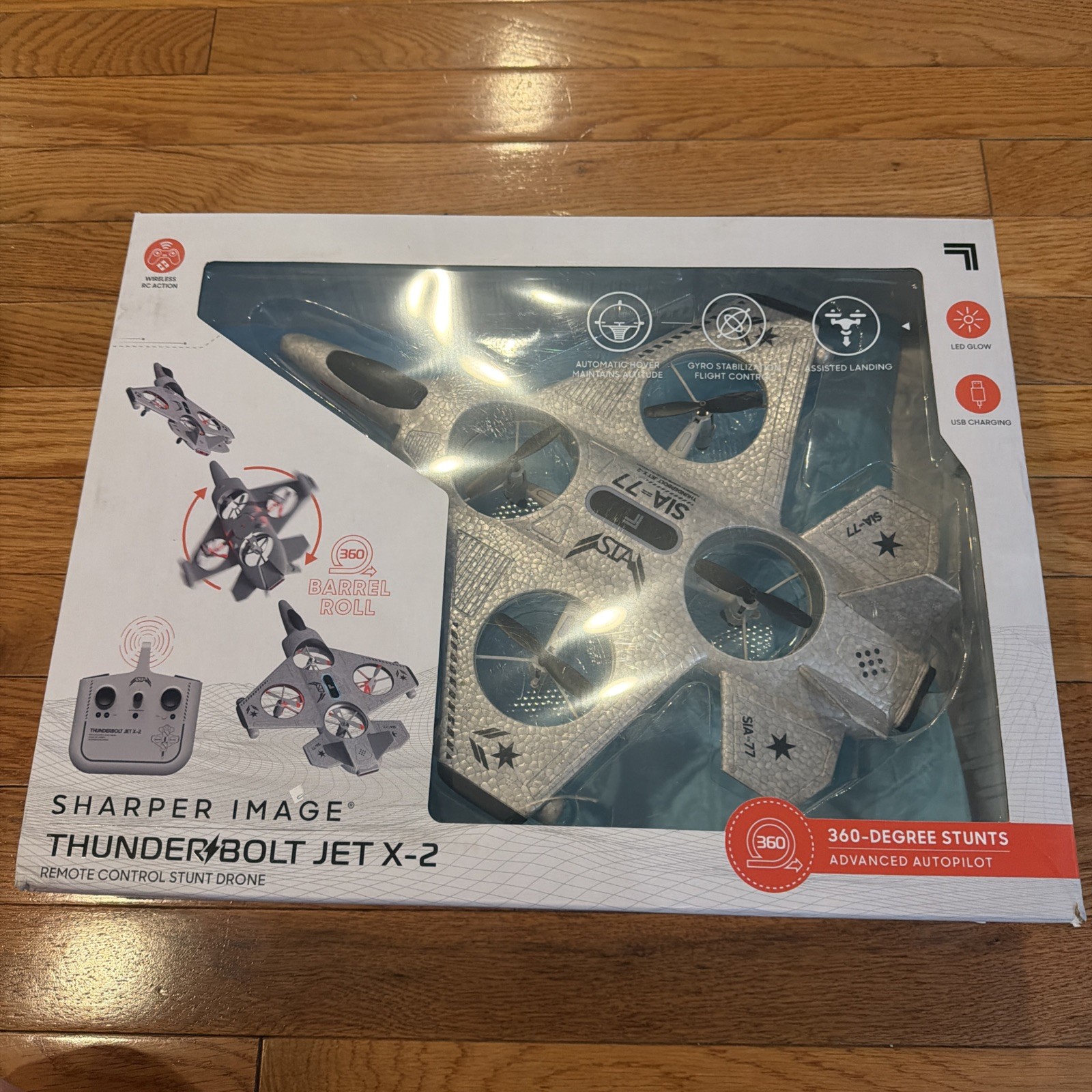 Sharper Image Thunderbolt Jet X-2 Mini Drone Not Tested