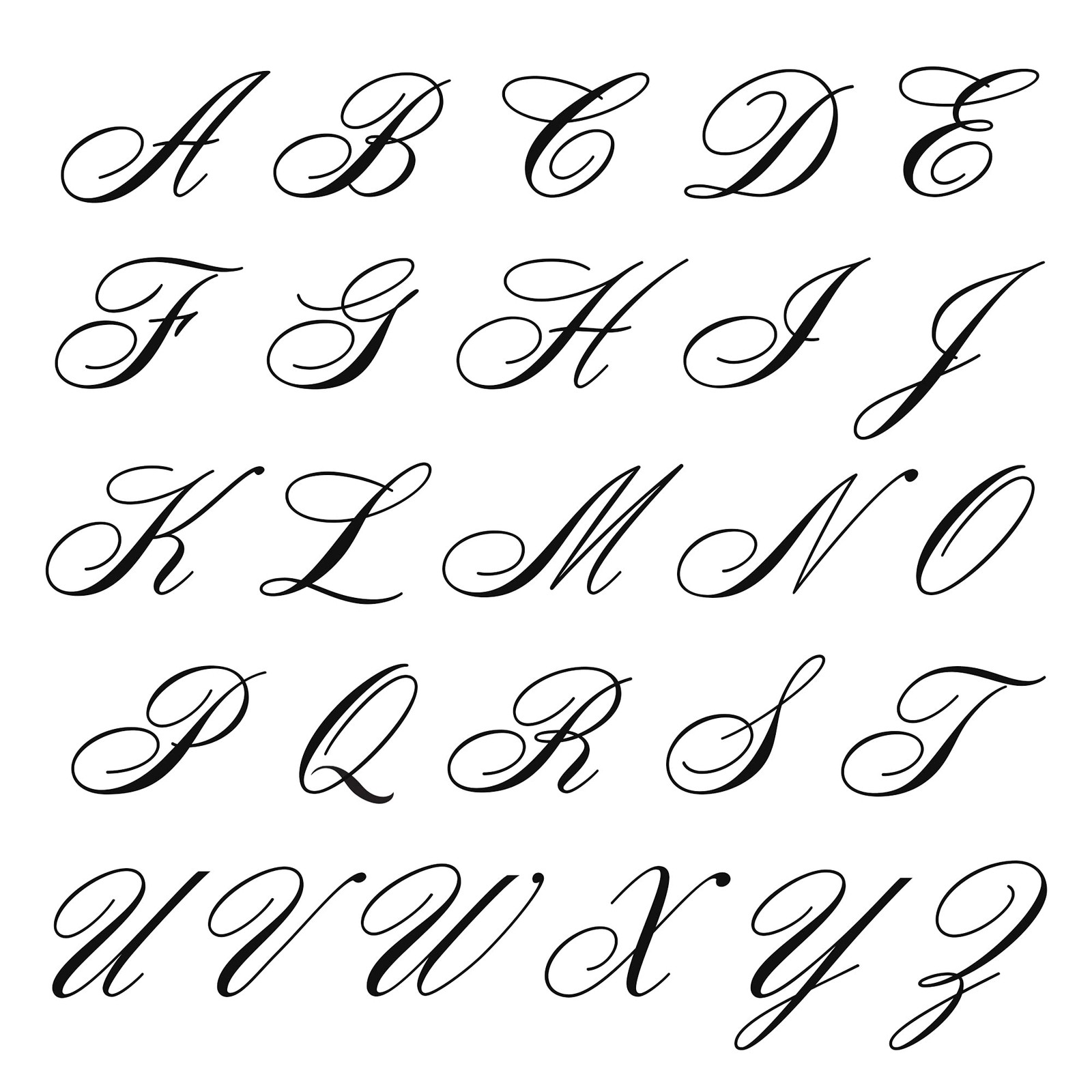 Rose Monogrammed Flatware Set 46 Piece Silverware - J - Utensils Set with Ser...