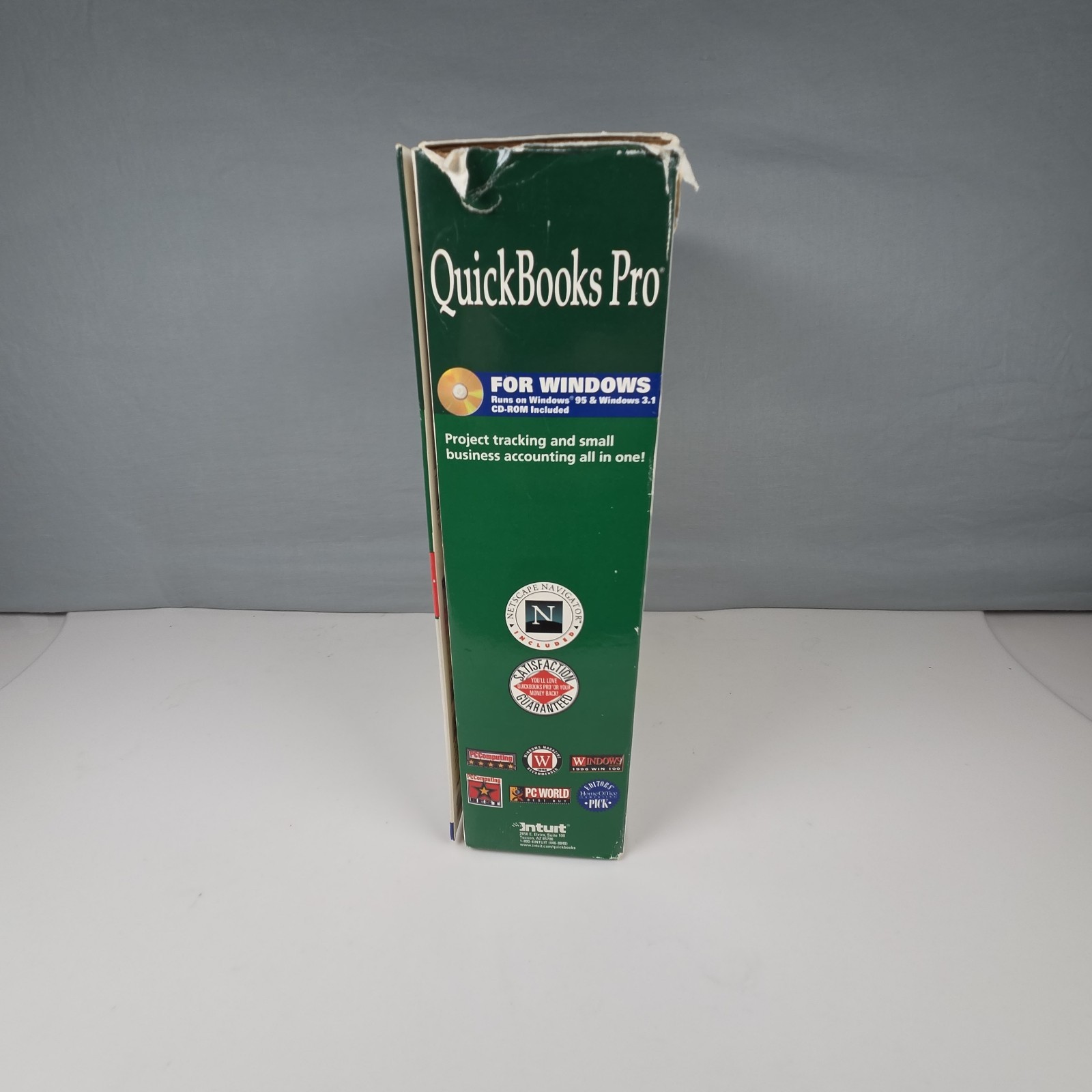 Vintage QuickenQuickbooks Version 5.0 on windows 95 windows 3.1, 3.5” Diskettes