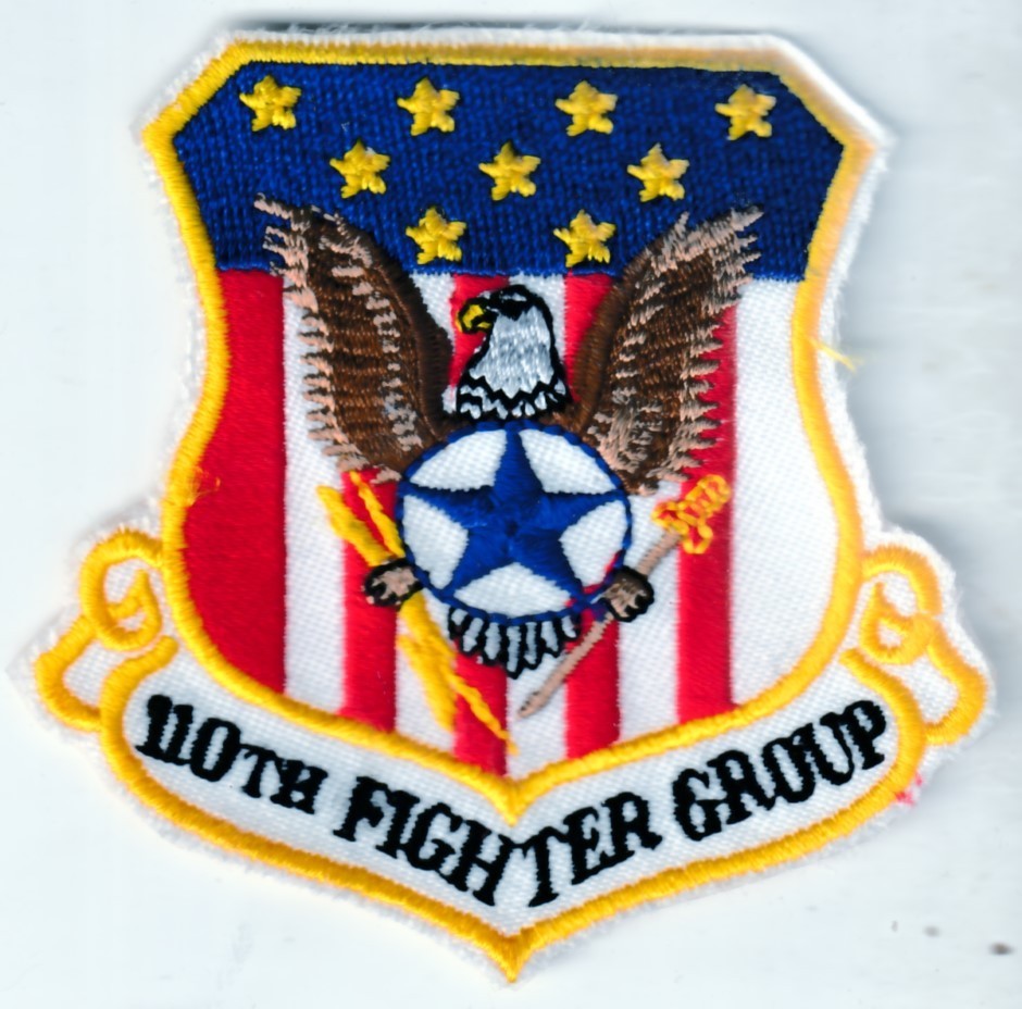USAF AIR FORCE 110th Fighter Group W. K. Kellogg AP Michigan patch