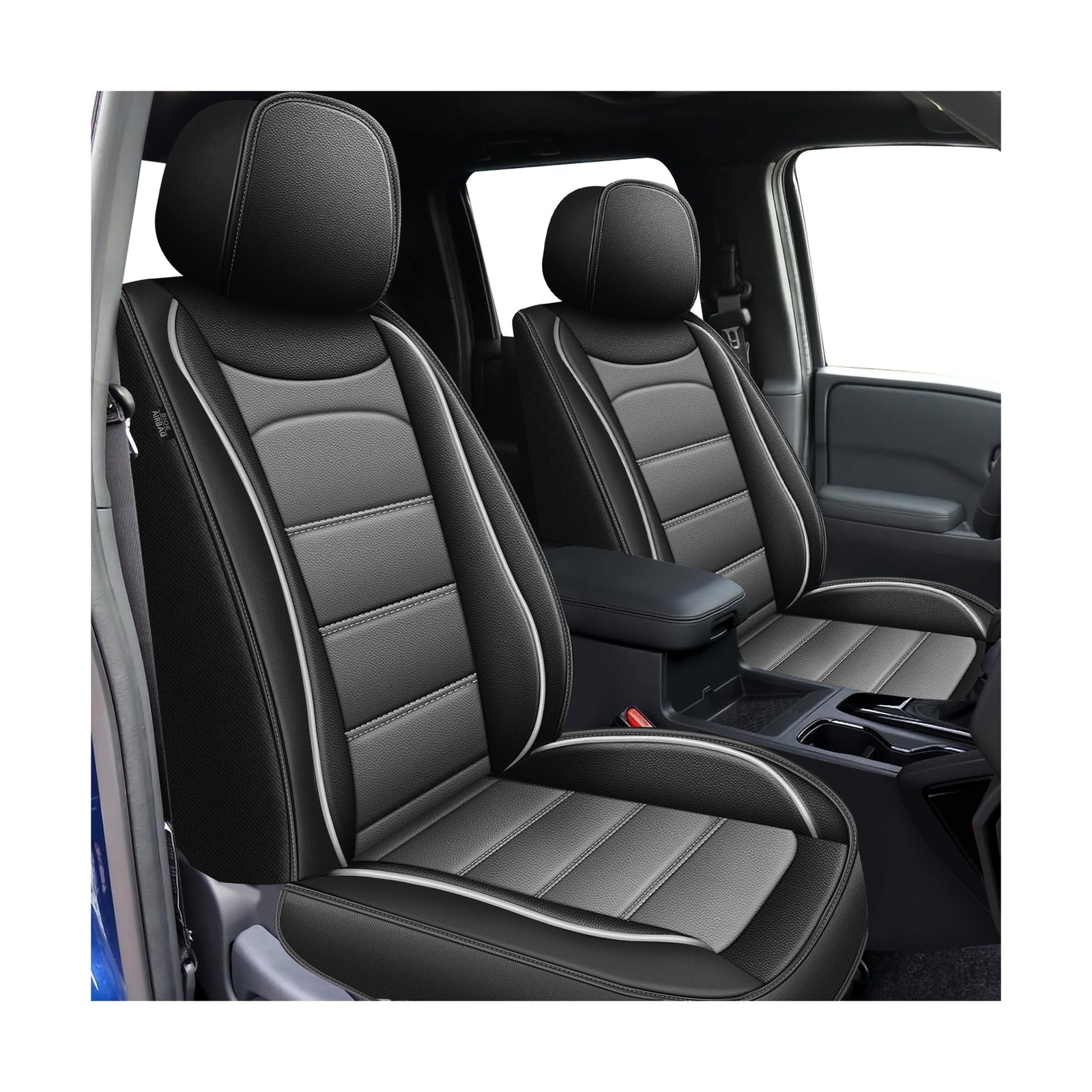 Car Seat Covers Fit for Nissan Frontier 2007-2024 2025 2026: Luxury Leather A...