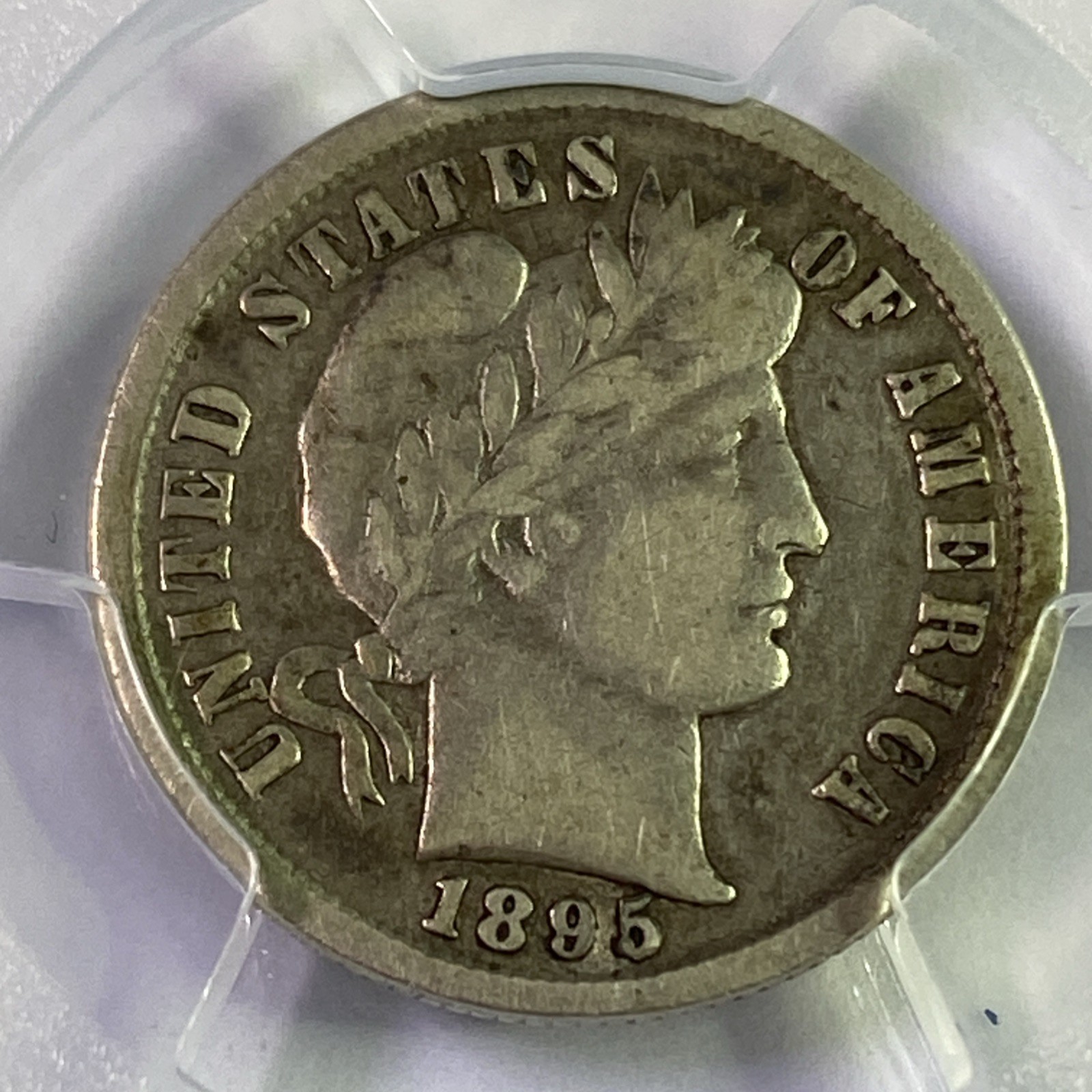 1895 Barber Dime PCGS VF20